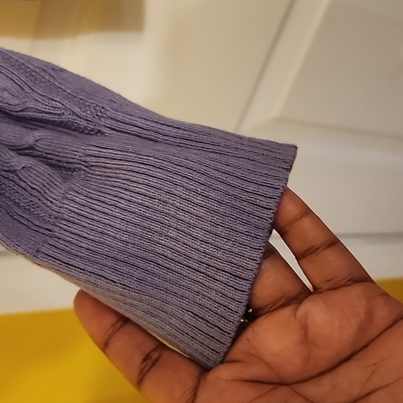 Eddie Bauer Scoop Neck Cable Knit Cardigan Sweater - Picture 3 of 8